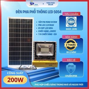 ĐÈN PHA PHỔ THÔNG THẾ HỆ MỚI 200W